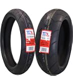 Amazon.com: FULL BORE M1 Front Rear Motorcycle Tire Set 120/70ZR17